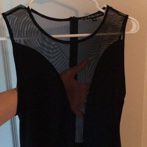 For love and lemons sleeveless sheer dress